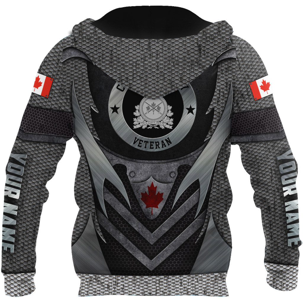 Personalized Name XT Canadian Veteran 3D Printed Clothes PD30032101