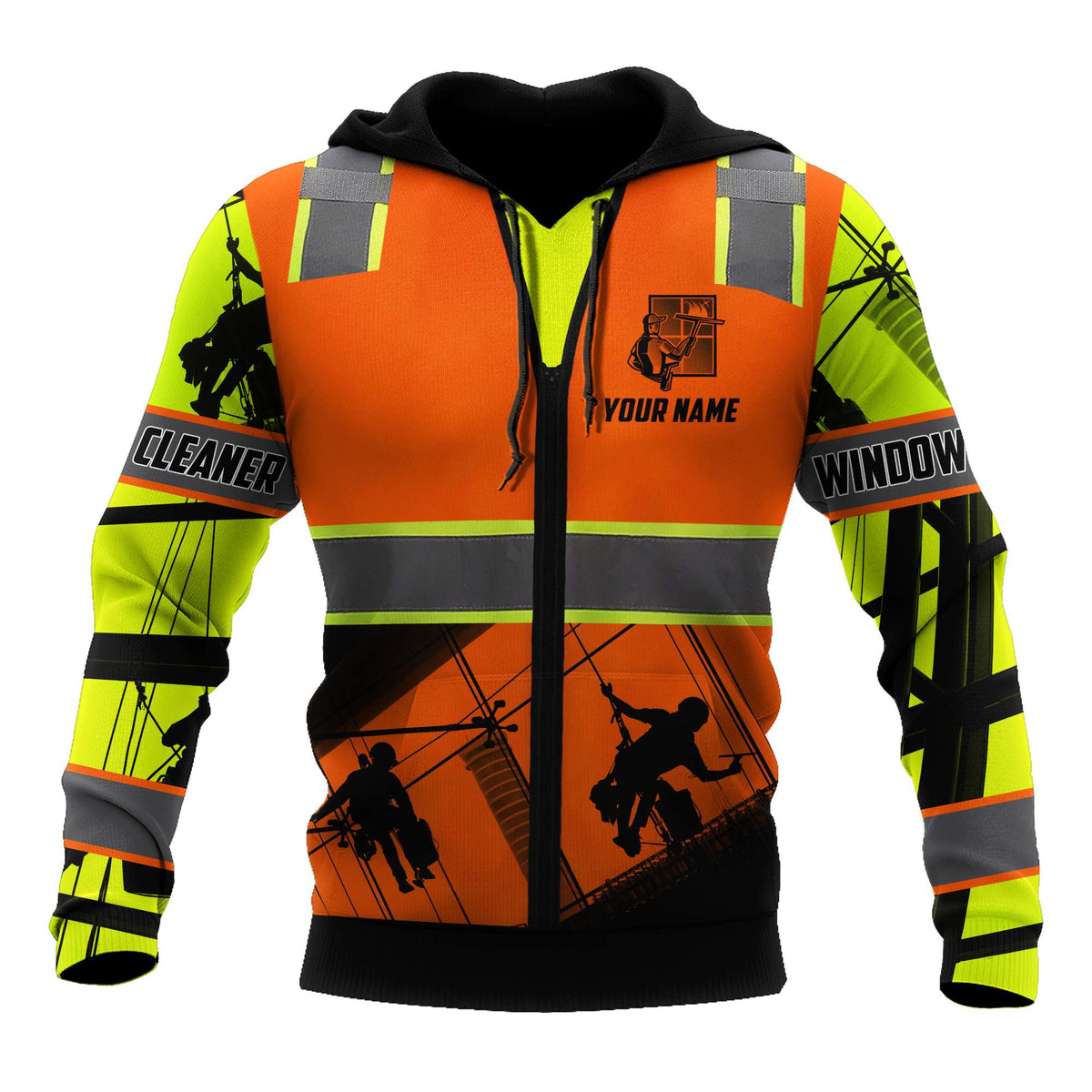 Premium Personalized 3D Printed Window Cleaner Shirts Not For The Weak MEI