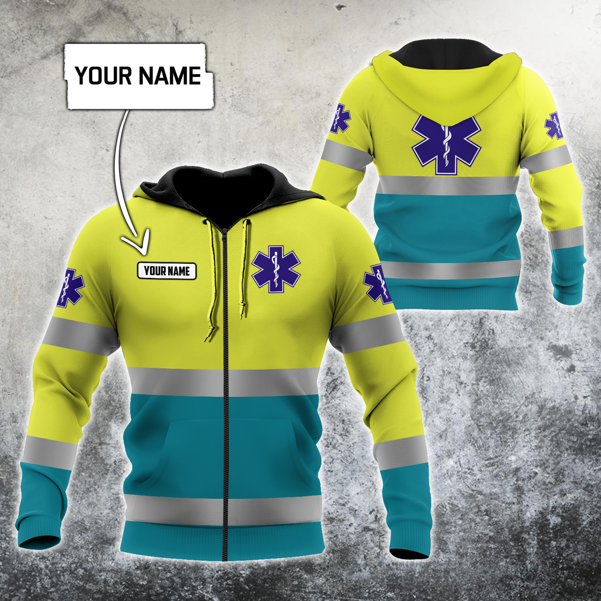 Customize Name EMT Hoodie For Men And Women MH08012006