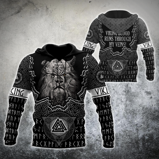 Lion Viking 3D All Over Printed Unisex Shirt