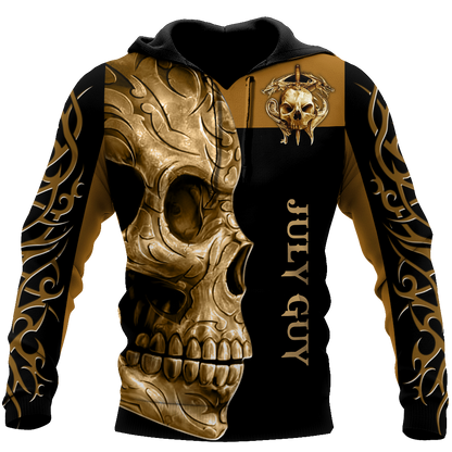 July Guy Skull 3D All Over Printed Shirts For Men and Women