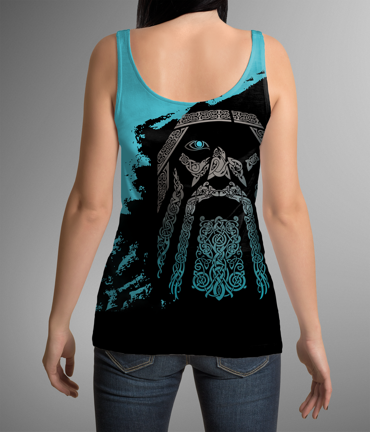 Viking Odin - Wotan Special Blue Pullover - Amaze Style™-ALL OVER PRINT HOODIES