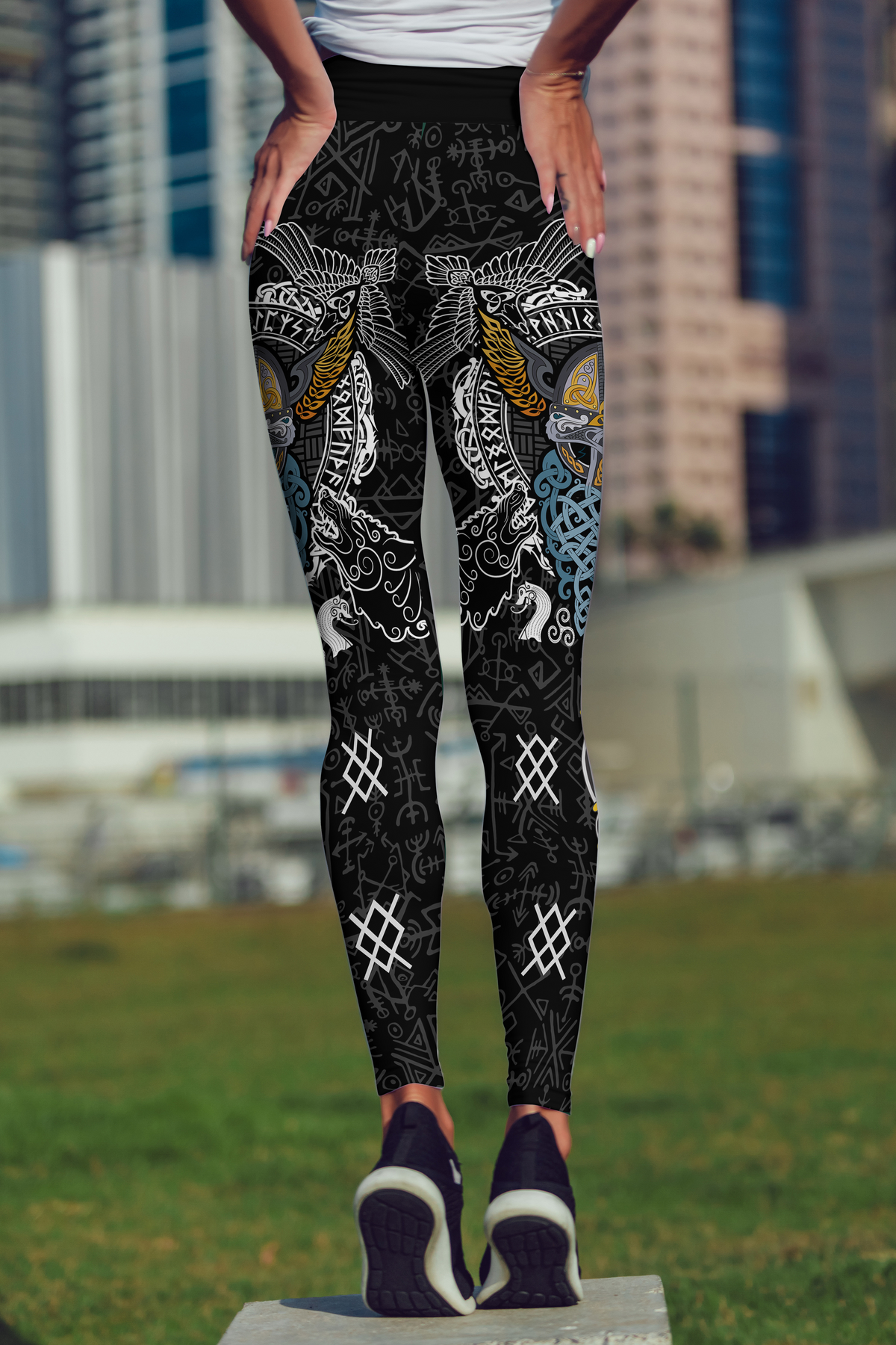 Viking Odin - Wotan Pullover Hoodie A0-ALL OVER PRINT HOODIES-HP Arts-Hoodie-S-Vibe Cosy™