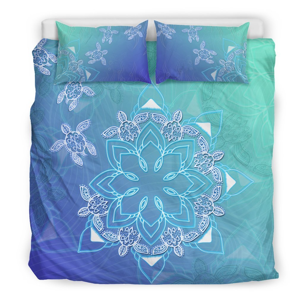 Turtle Bedding Set - AH-BEDDING SETS-Alohawaii-US King-Black-Polyester-Vibe Cosy™
