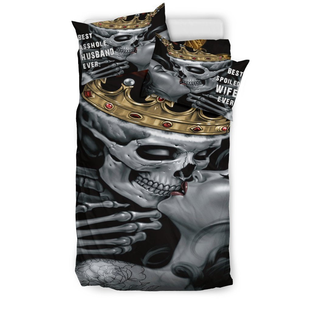 A*shole husband and sp*iled wife bedding sets-Bedding Set-6teenth Outlet-Twin-Vibe Cosy™
