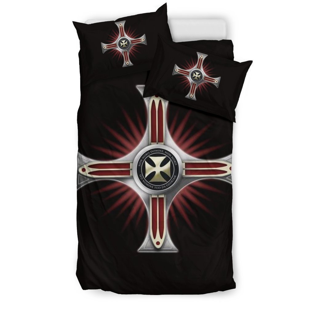 Bedding Set - Knights Templar-HP Arts-Bedding Set - Beige - Bedding Set - Knights Templar-Twin-Vibe Cosy™