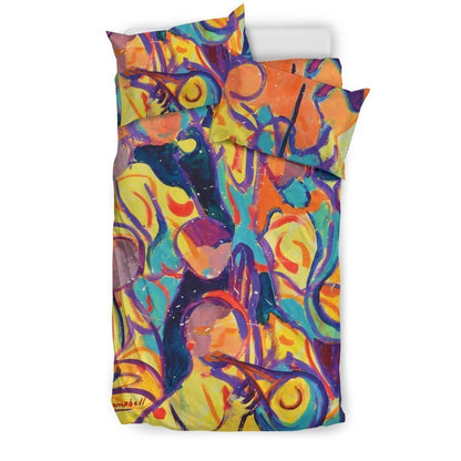 Colorful Bedding Set-6teenth World™-Bedding Set-Twin-Vibe Cosy™