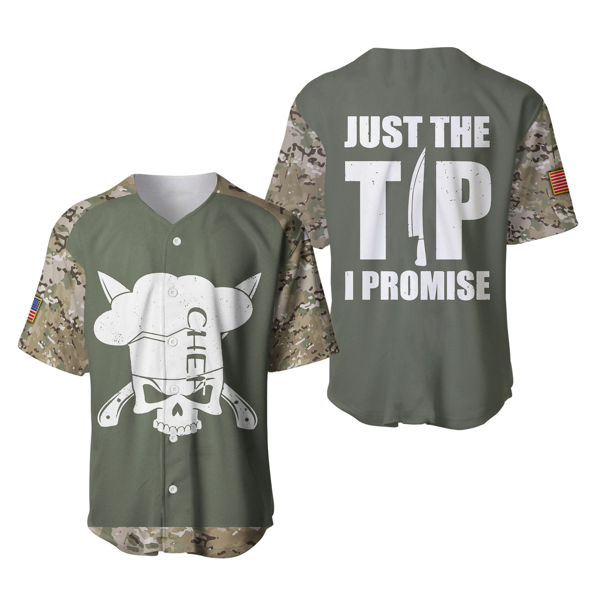 Custom Name American Master Chef 3D All Over Printed Unisex Shirts
