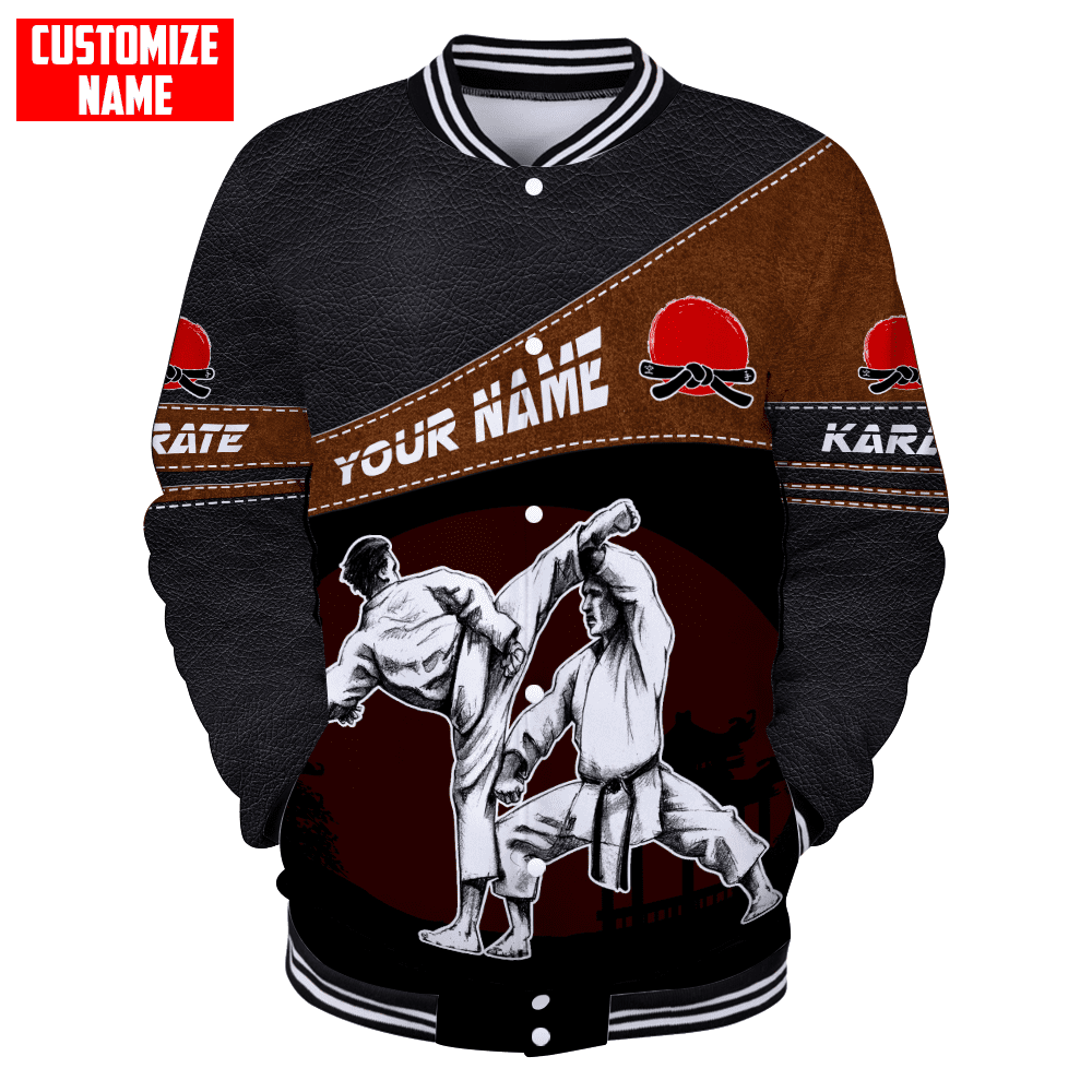 Customized Name Karate 3D All Over Printed Unisex Shirts