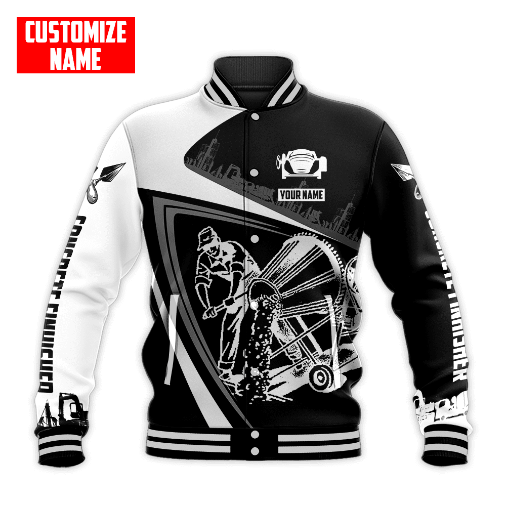 Customized Name Mixer Concrete Finisher 3D All Over Printed Unisex Shirts