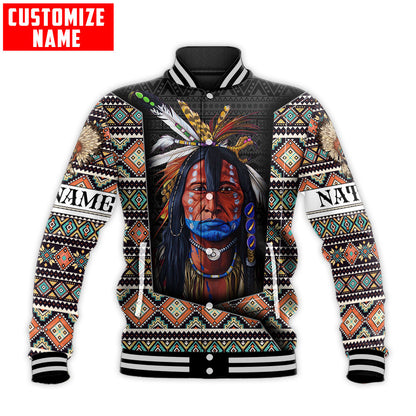 Customized Name Native American 3D All Over Printed Unisex Shirts