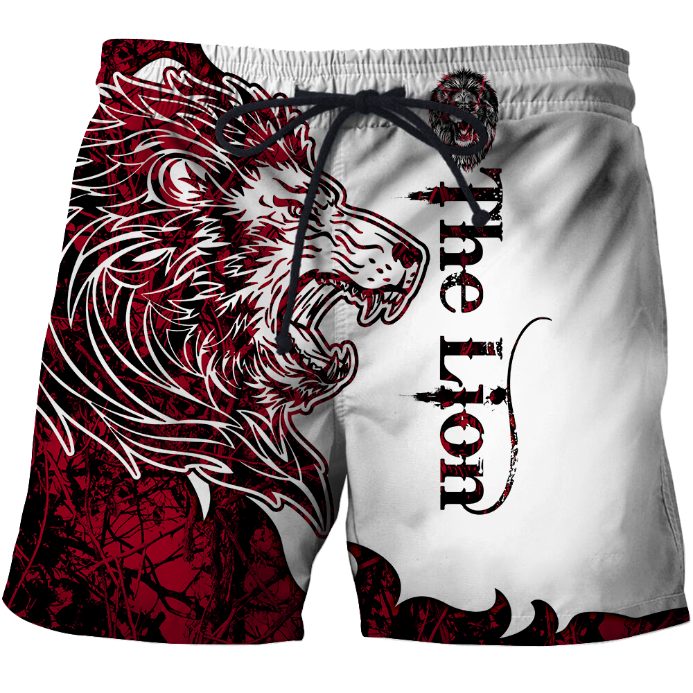 The Red Lion Tattoo Over Printed Hoodie