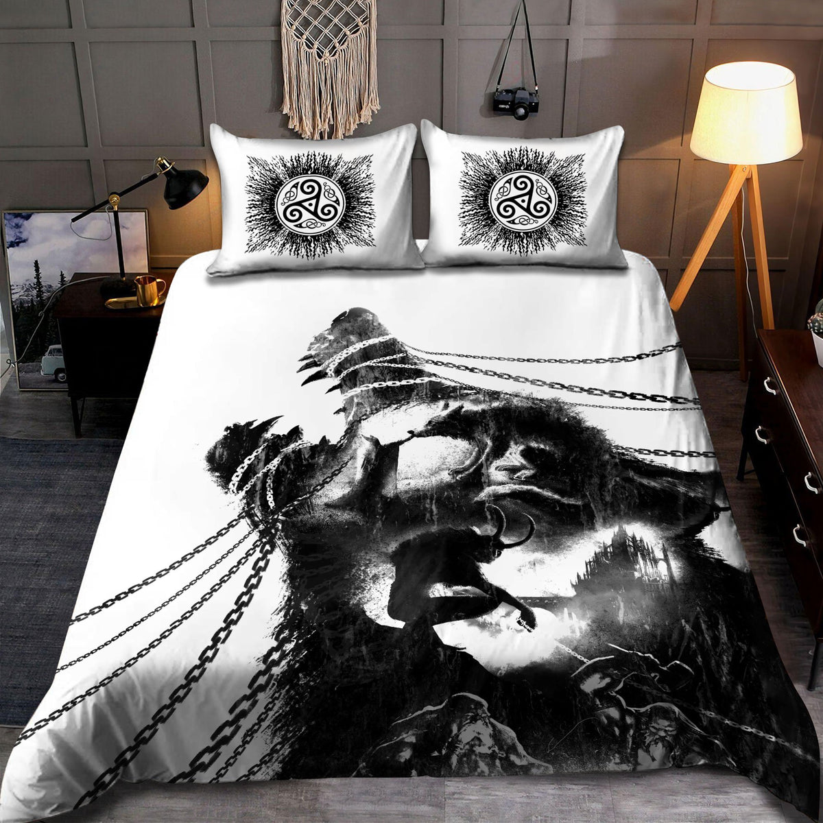 Wolf Satanic Bedding Set NTN07032102