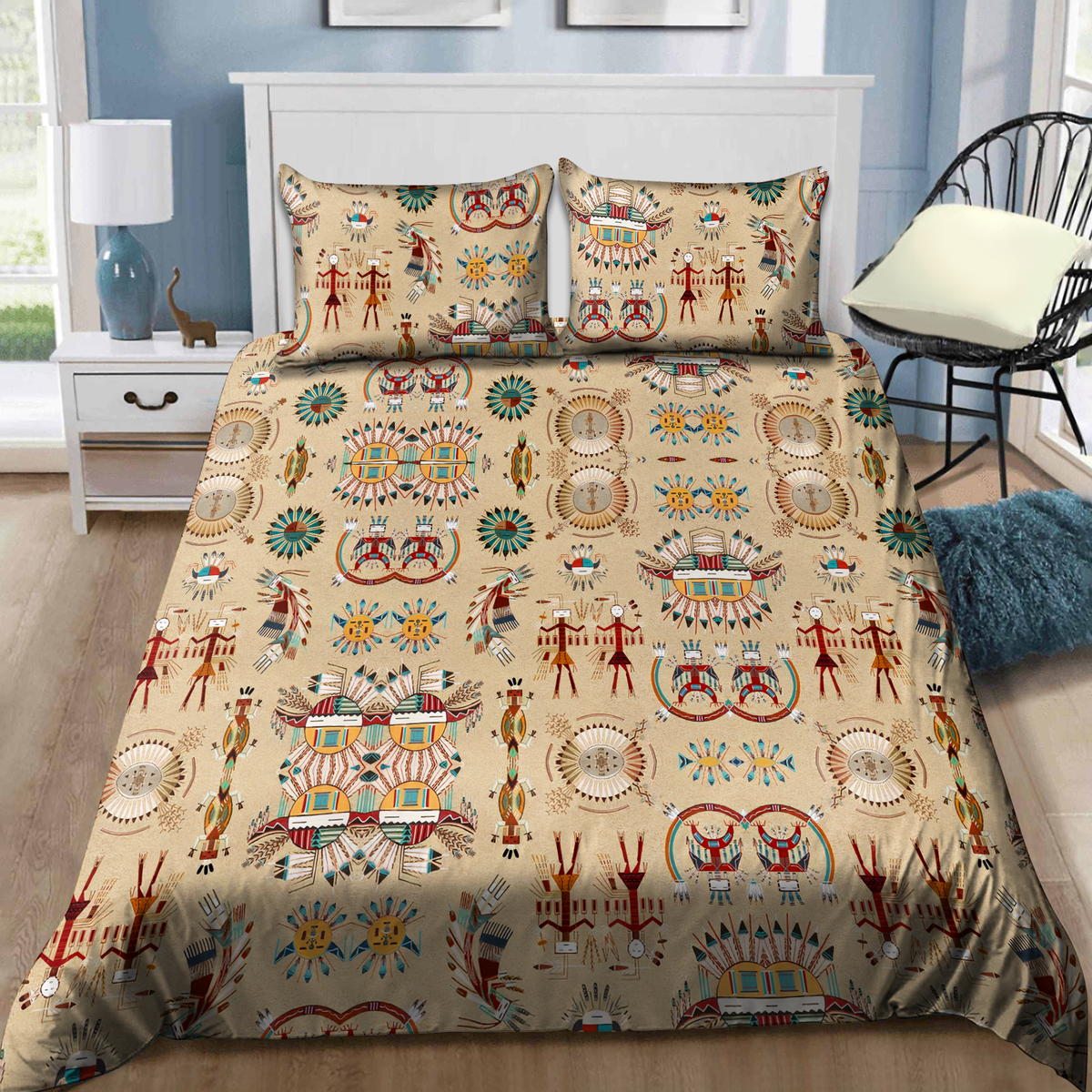 Native American 3D All Over Printed Bedding Set