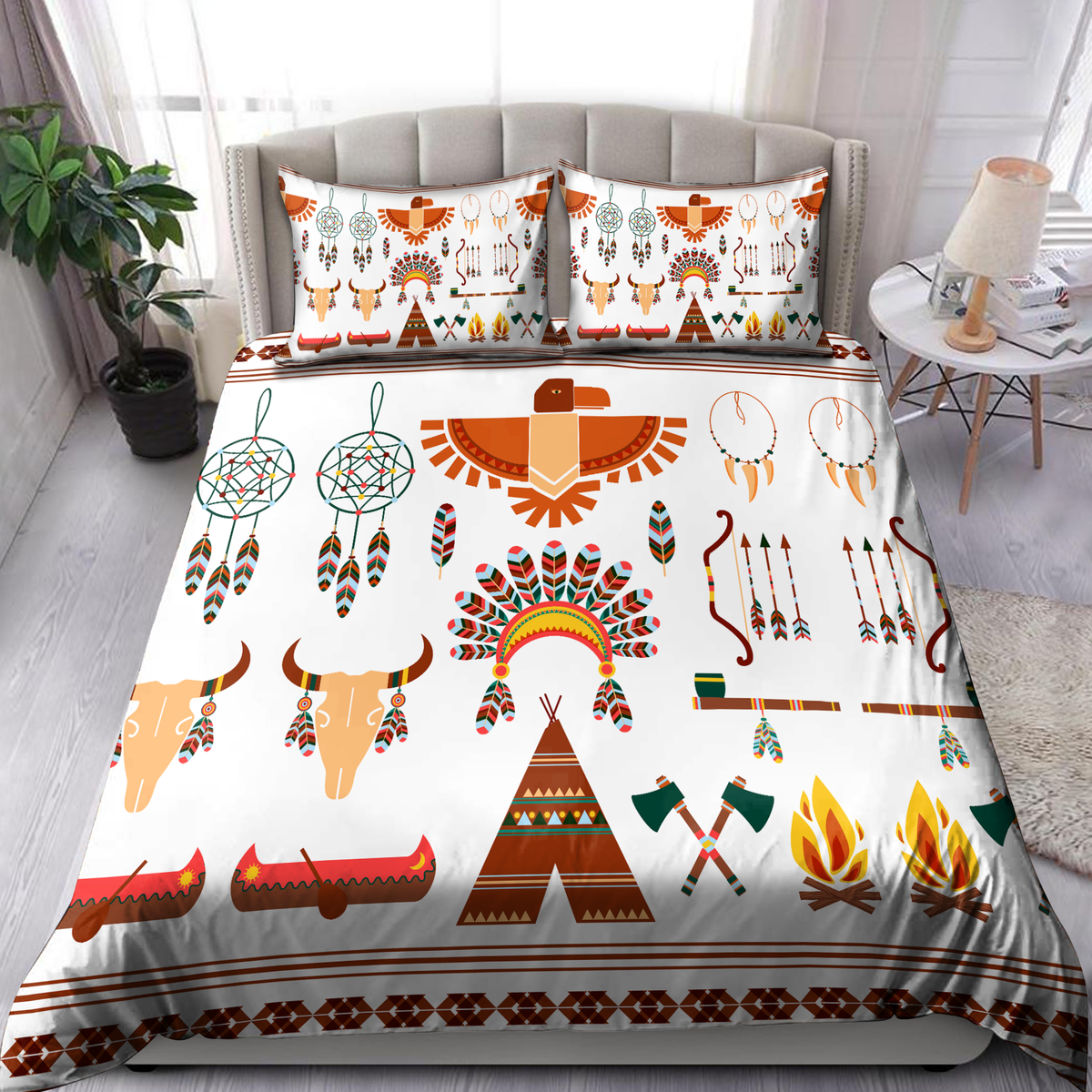 Native American 3D All Over Printed Bedding Set