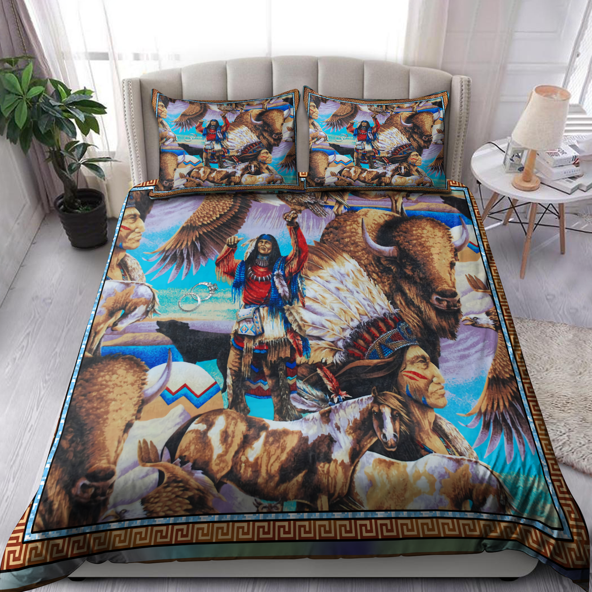 Native American 3D All Over Printed Bedding Set