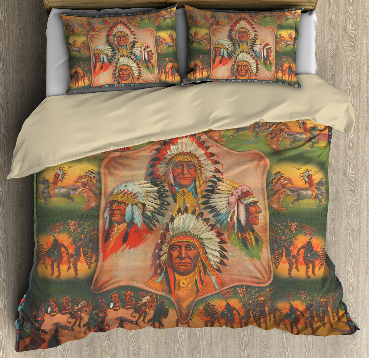 Native American 3D All Over Printed Bedding Set