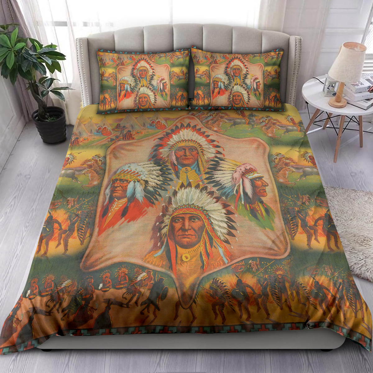 Native American 3D All Over Printed Bedding Set