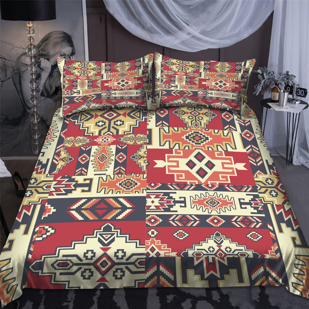 Native American 3D All Over Printed Bedding Set