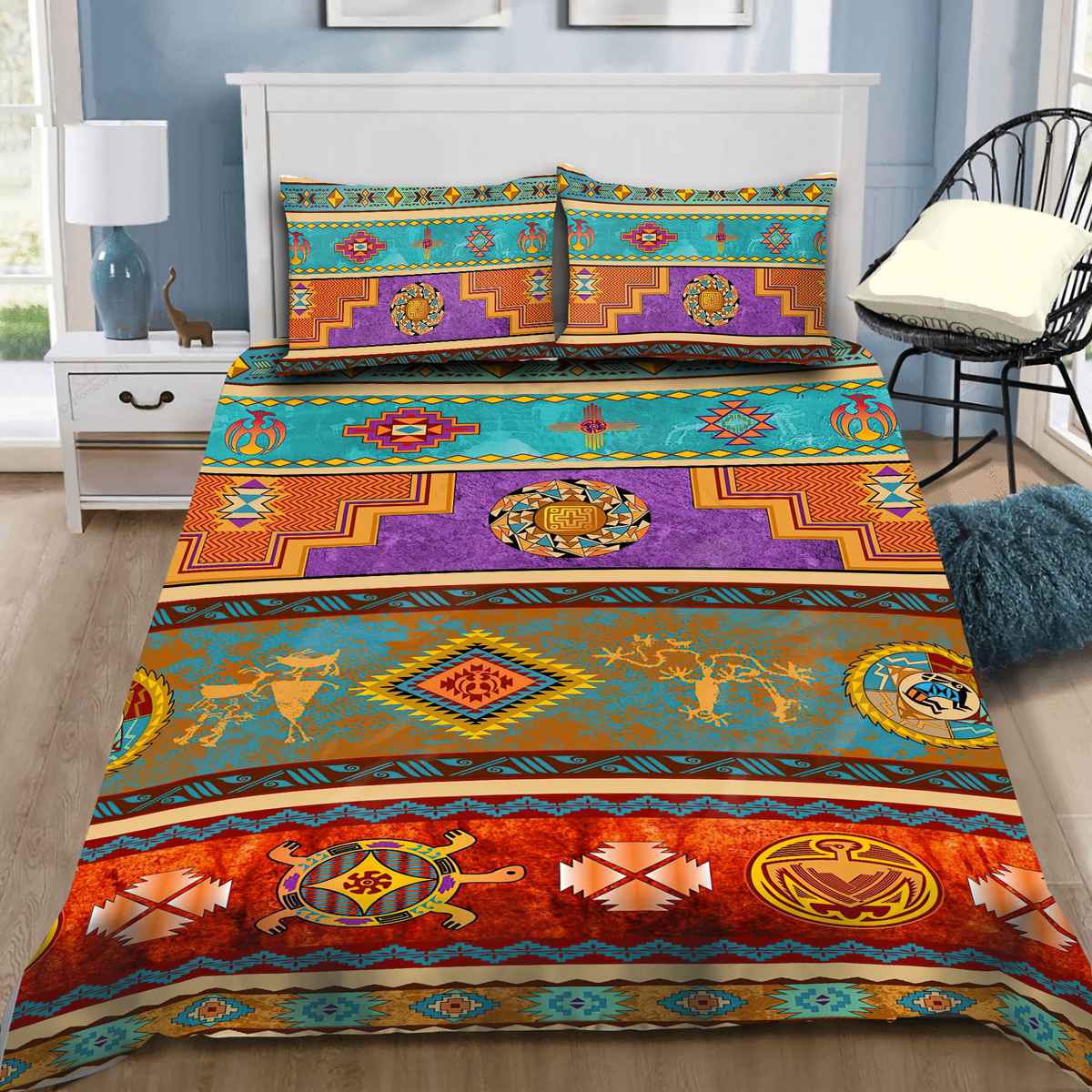 Native American 3D All Over Printed Bedding Set