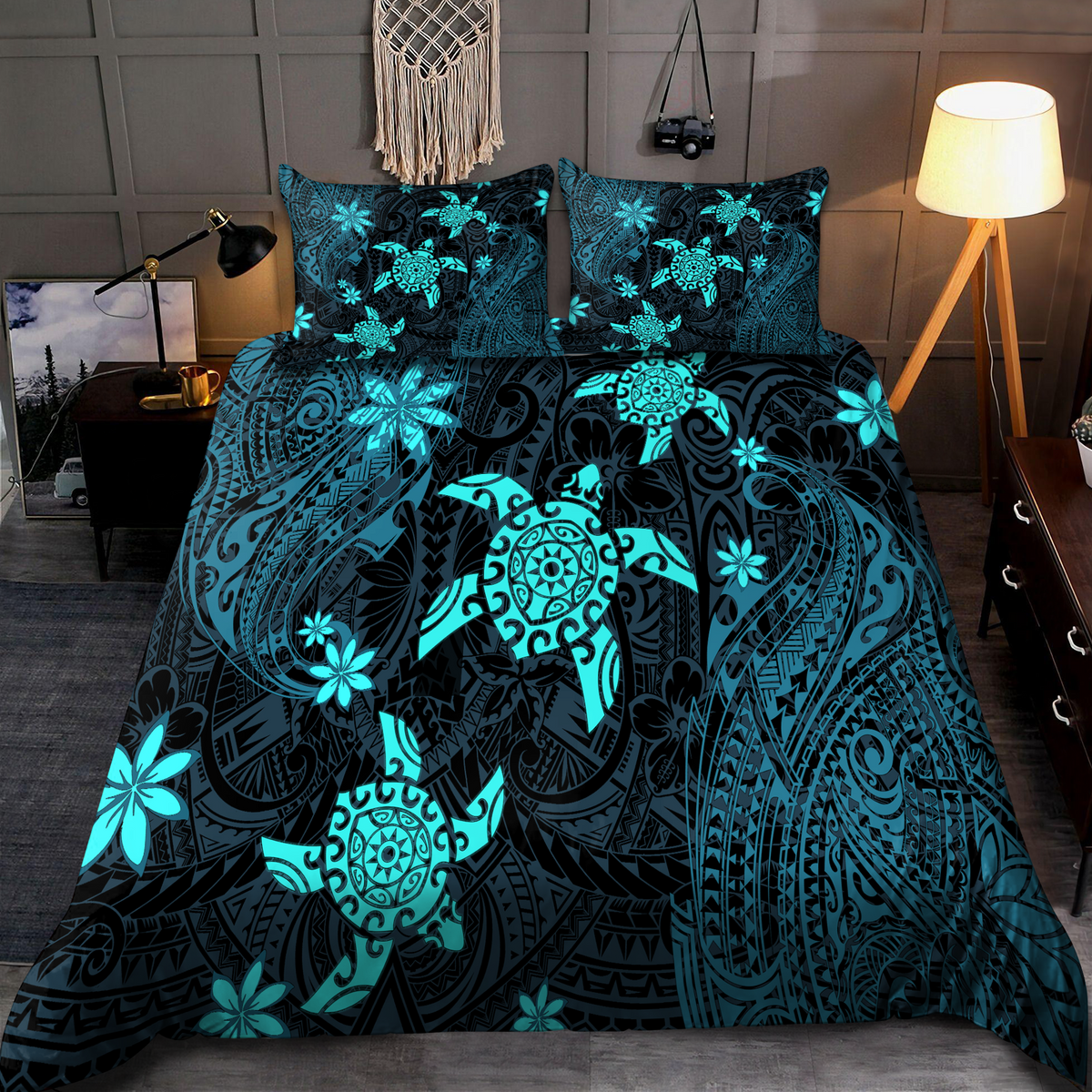 Premium Three Turtles Bedding Set