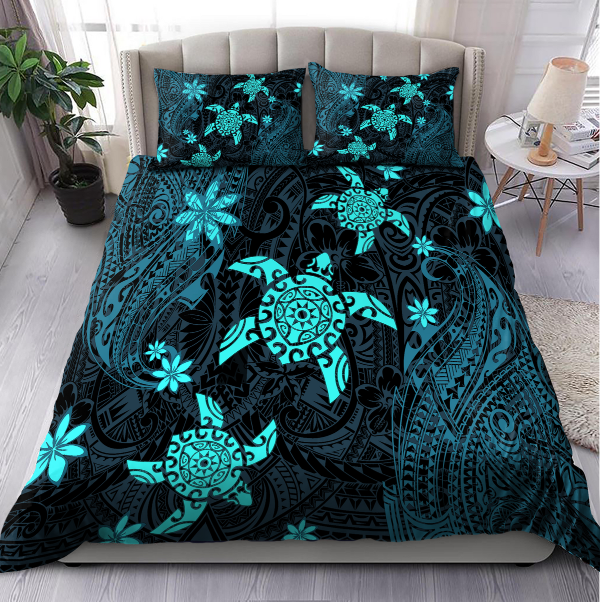 Premium Three Turtles Bedding Set