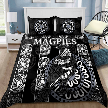 Premium Magpies Bedding Set