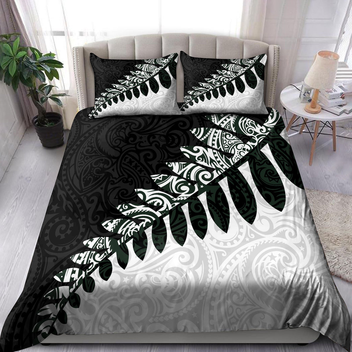 New Zealand Aotearoa Bedding Set Manaia Fern Classic Version ML