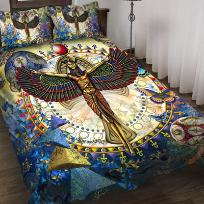 Hathor Goddess Beautiful Life Ancient Egyptian Bedding Set