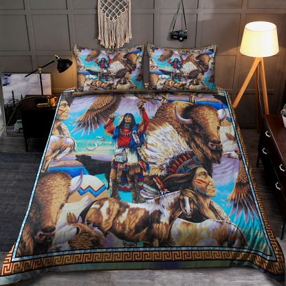 Native American 3D All Over Printed Bedding Set