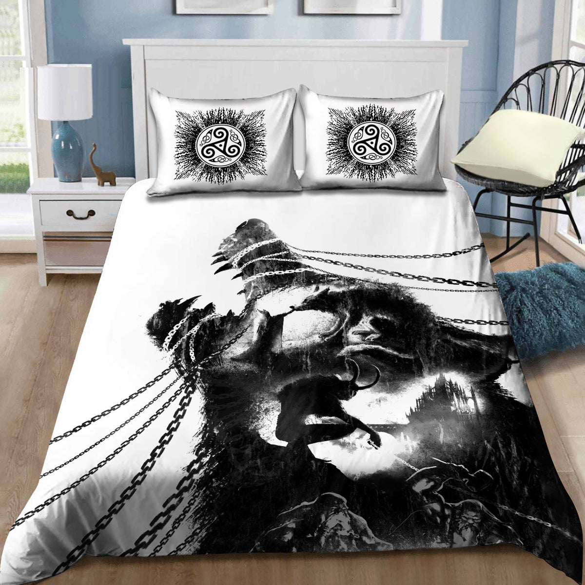 Wolf Satanic Bedding Set NTN07032102