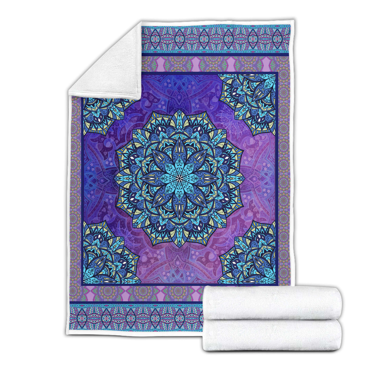 Mandala 3D All Over Printed Blanket