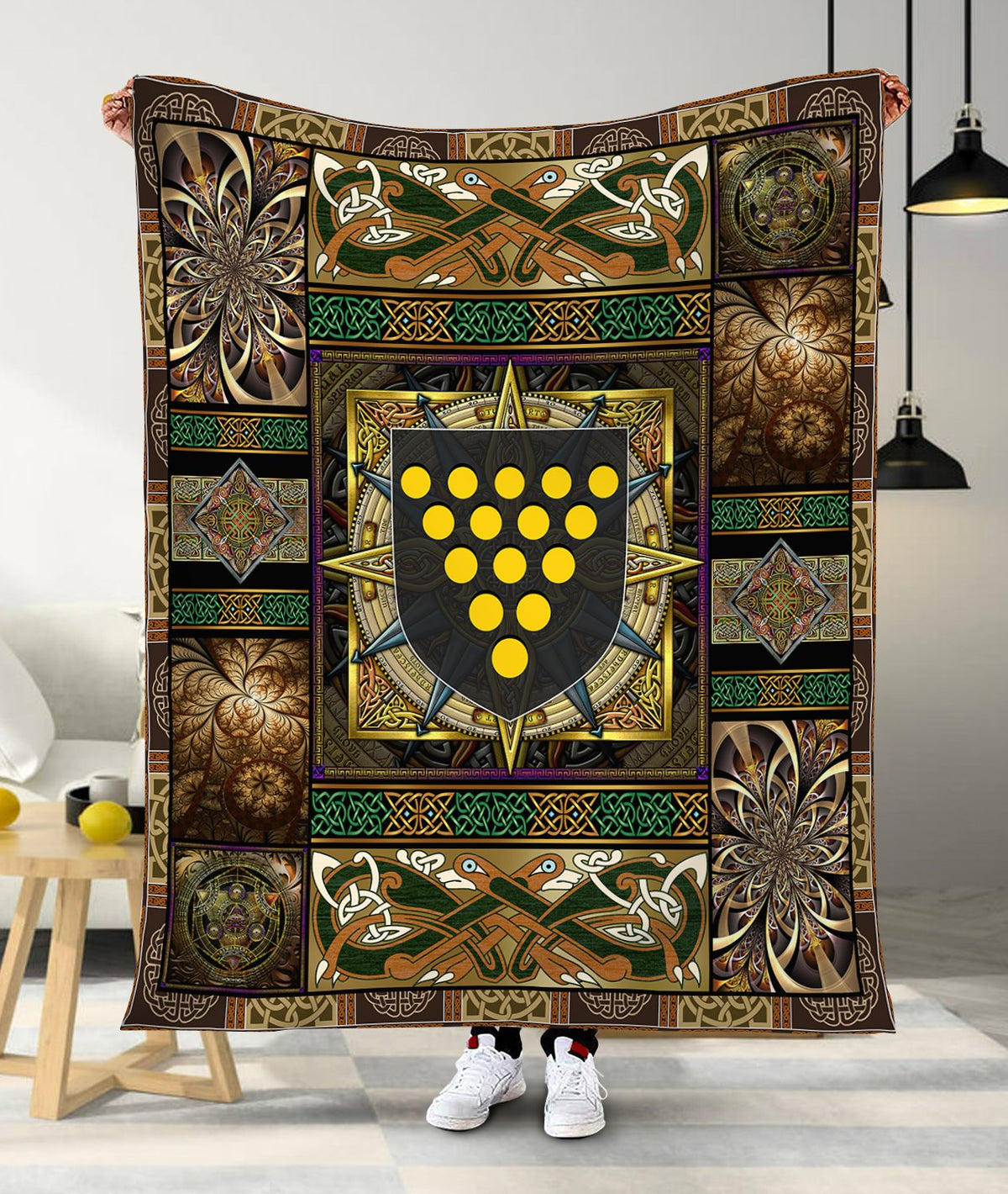 Celtic 3D All Over Printed Blanket