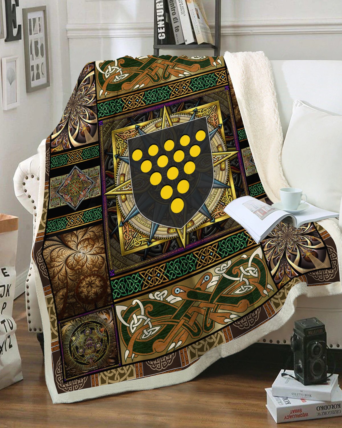 Celtic 3D All Over Printed Blanket