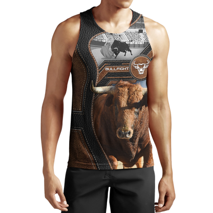 Bullfight Persionalized Your Name 3D All Over Printed Shirts JJ24052101 KT