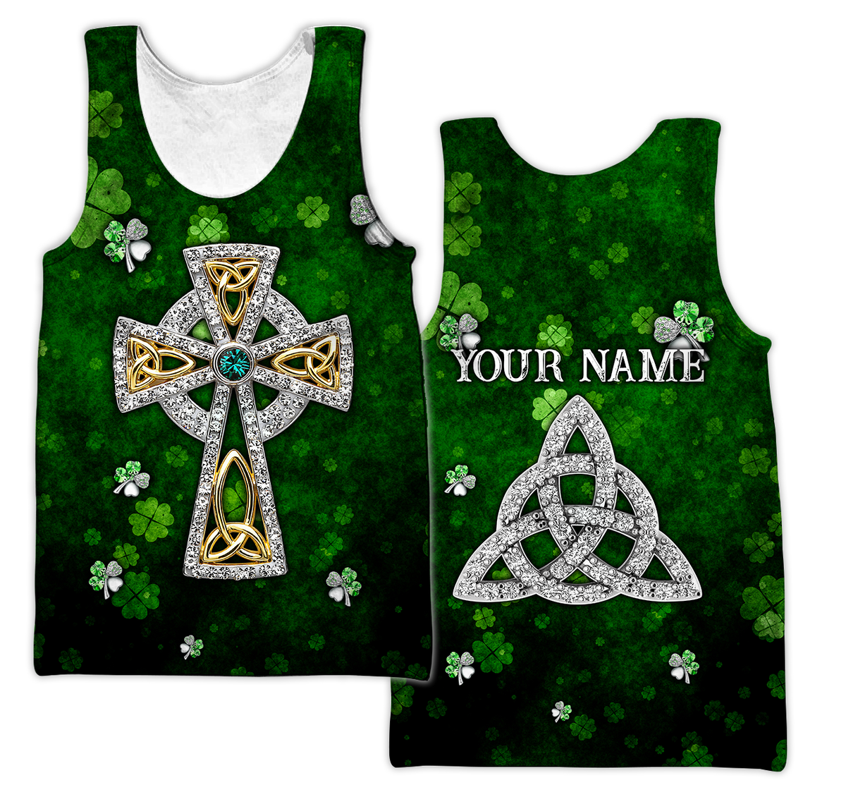 Personalized Irish Saint Patrick's Day 3D All Over Printed Shirts For Men And Women TN