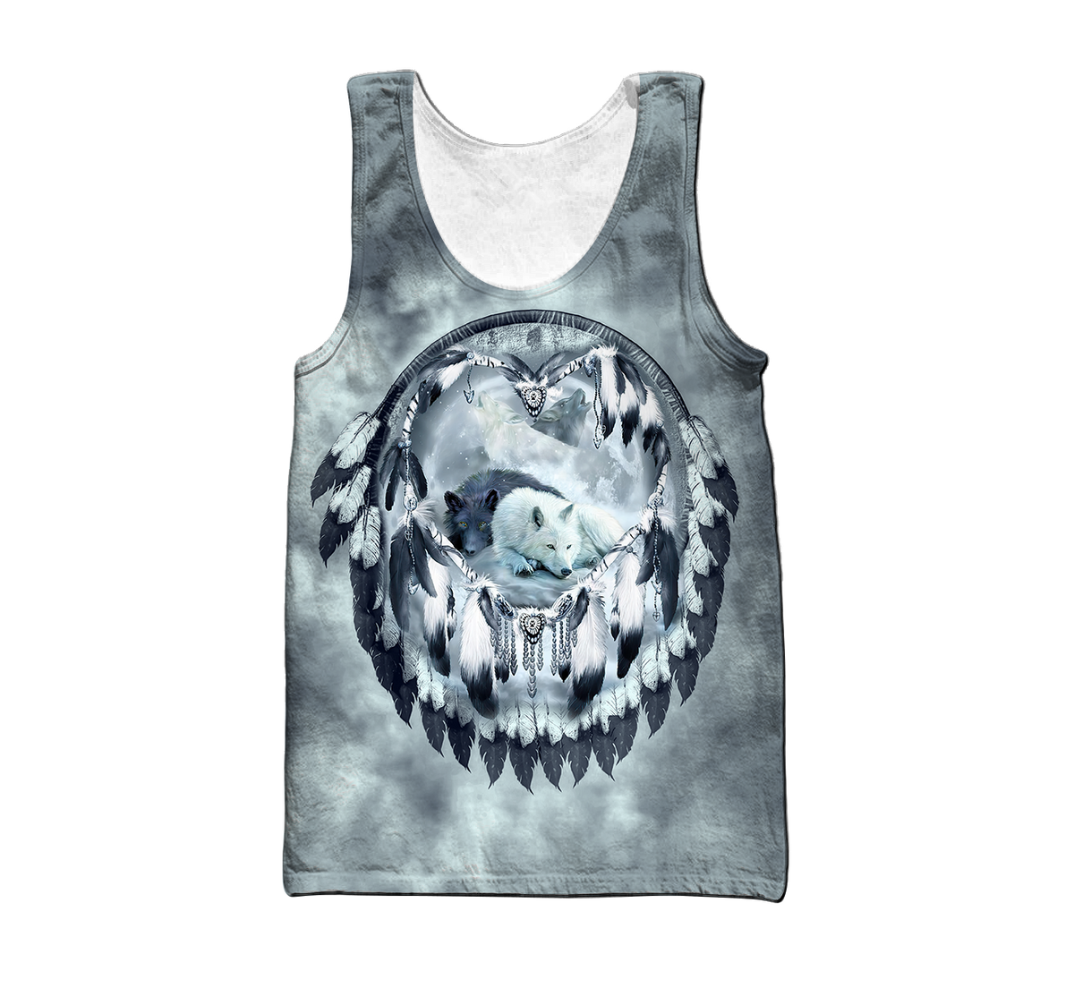 Premium Unisex Hoodie Couple Wolf 3D All Over Printed ML