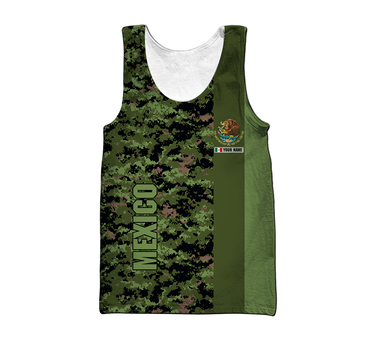Personalized Mexico 3D All Over Printed Unisex Shirts