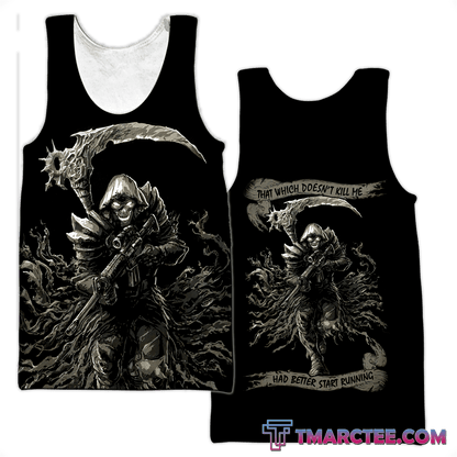 That Which Doesn't Kill Me, Had Better Start Running Veteran 3D All Over Printed Unisex Shirts