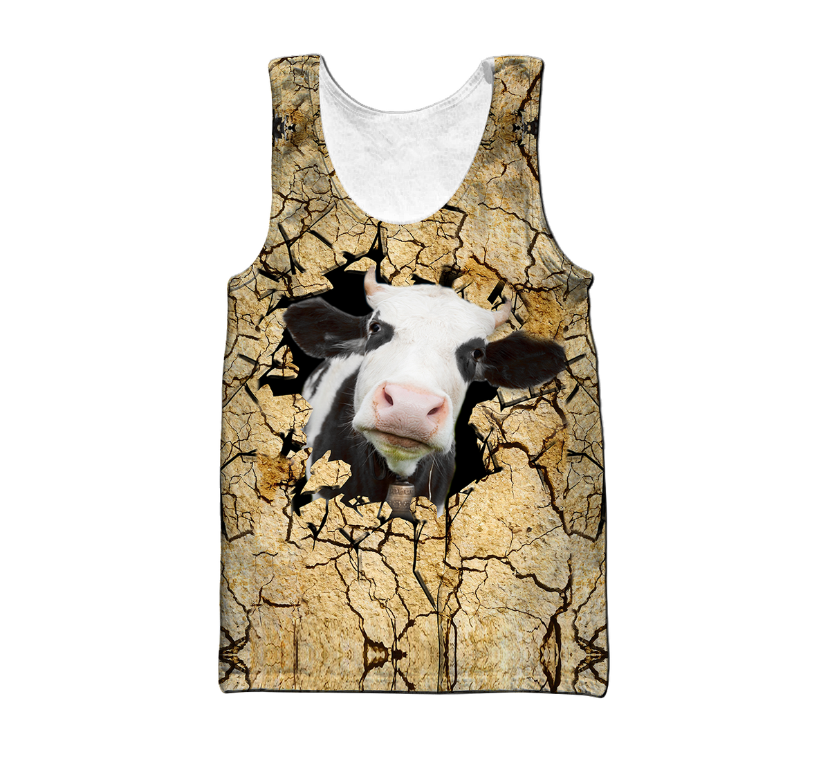 Dairy Cattle Cracks 3D Hoodie Shirt For Men And Women