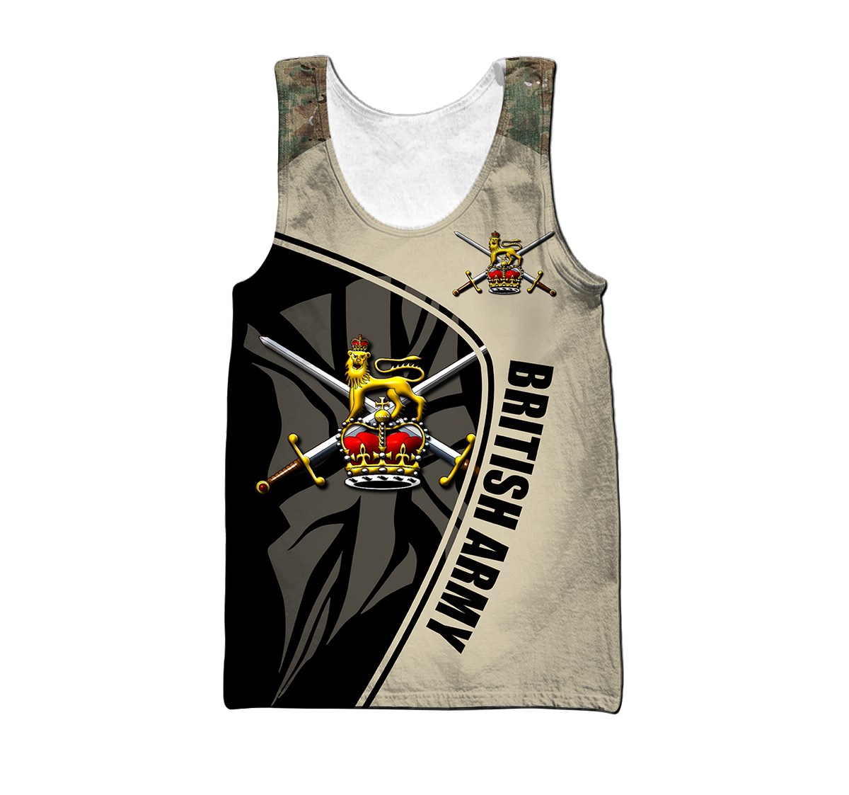 Custom name British Army UK Veteran 3D print shirts