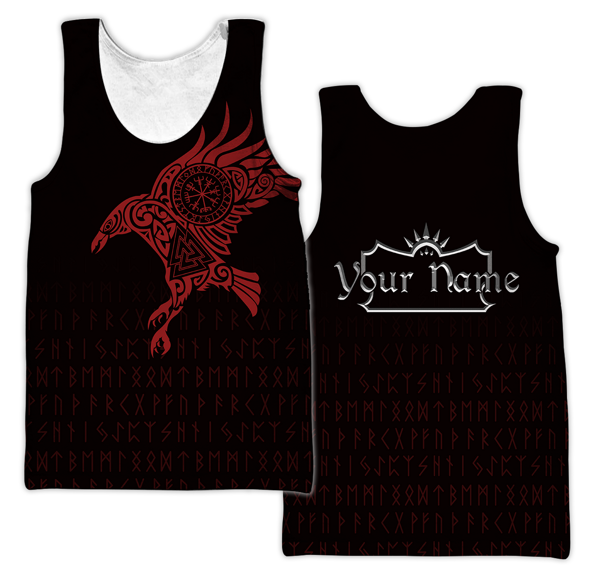 Customize Name Raven Viking Hoodie For Men And Women DQB10062102