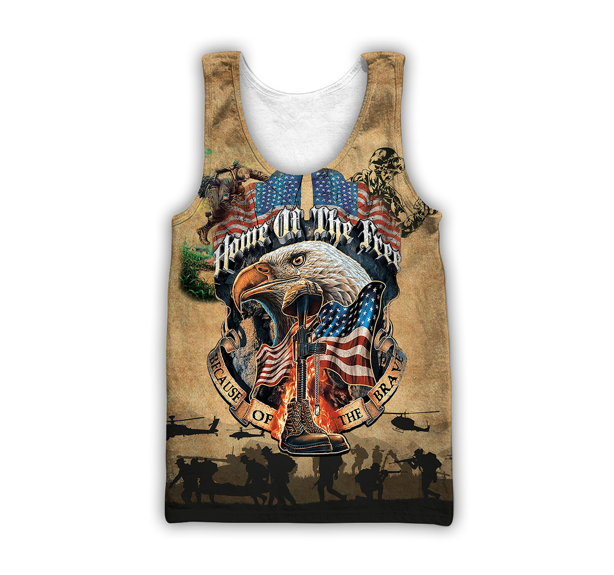 U.S Army veteran Home Free custom name design 3d print shirts