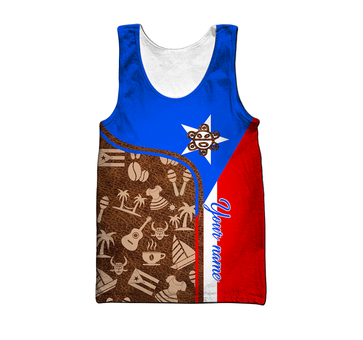 Customize Name Puerto Rico Symbol Hoodie For Men And Women MH06022104