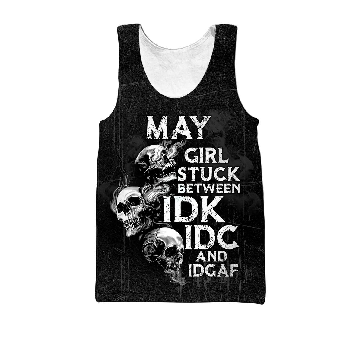Customize Name May Girl Skull Hoodie For Men And Women TNA26042101
