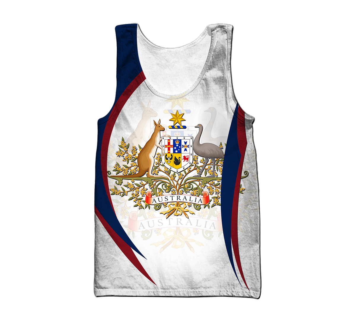 Personalized Australia 3D Printed Unisex Shirts