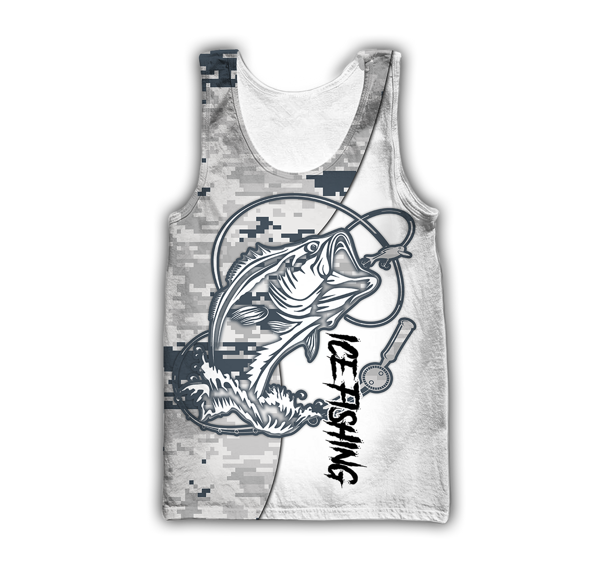 3D All Over Printed Ice Fishing  Unisex Shirts Custom Name XT  NTN01022105