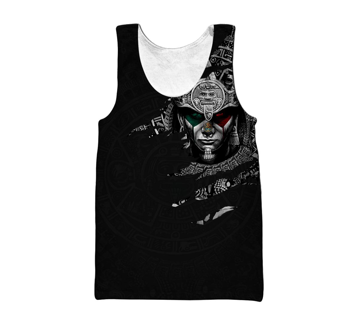 Aztec Warrior 3D All Over Printed Hoodie
