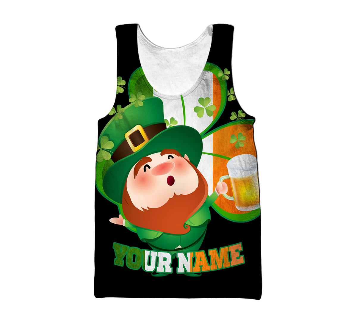 Irish 3D All Over Printed Unisex Shirts Saint Patrick's Day Black Ver