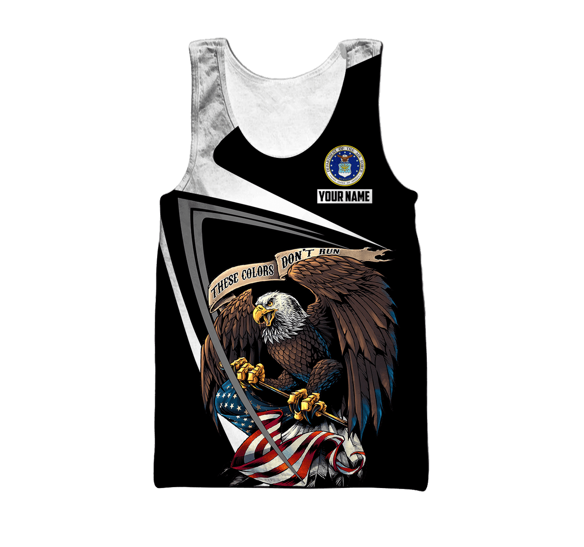 Custom name US Air Force Veteran 3D printed shirts Proud Military